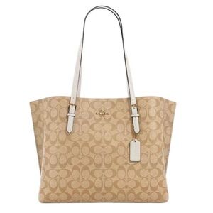 EUC Coach Mollie Tote Bag In Signature Canvas